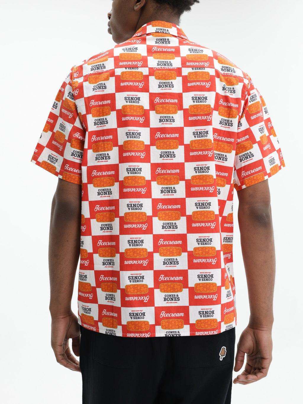 Ice-Cream Shirt Canned Goods White-Red