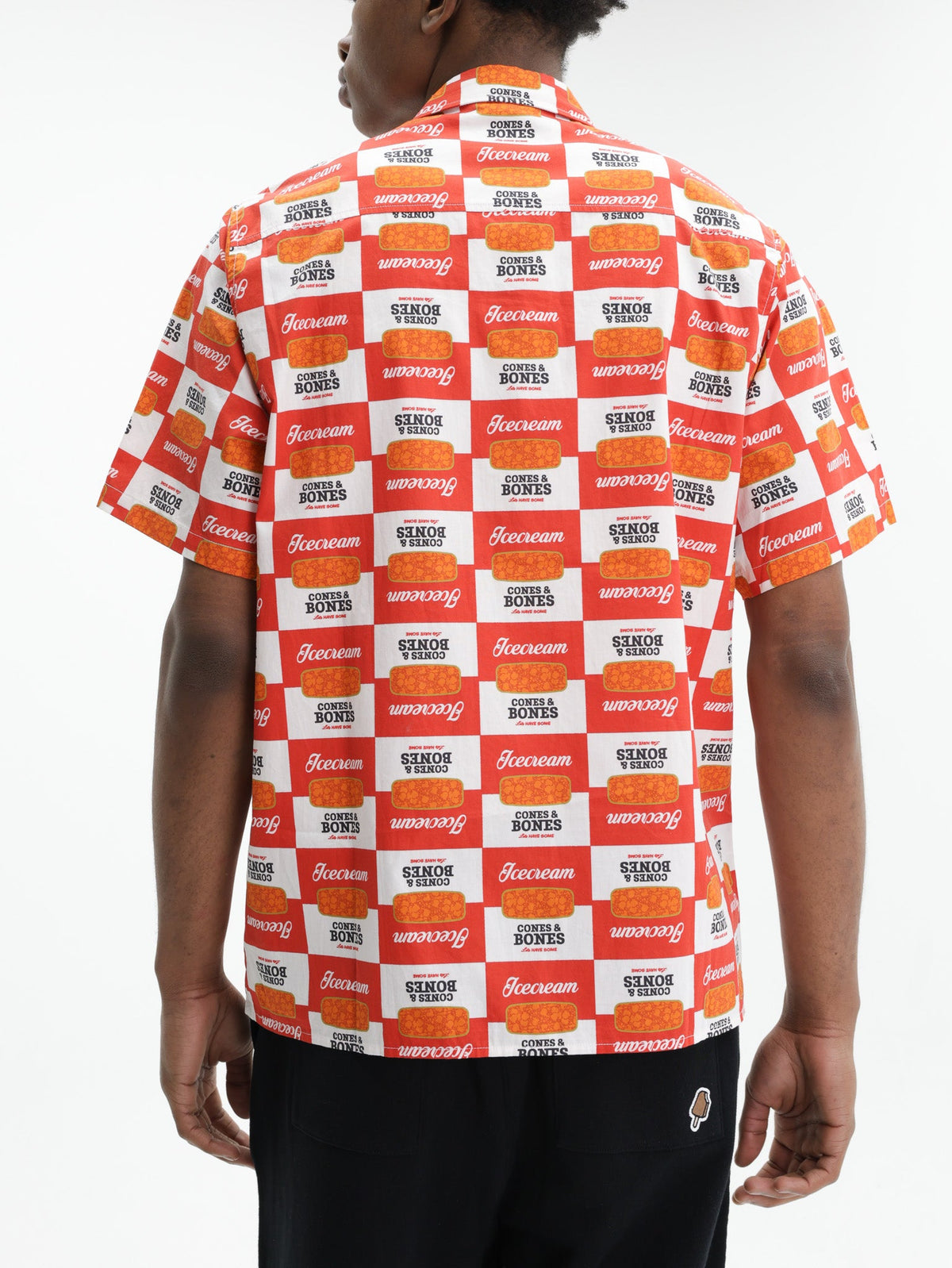 Ice-Cream Shirt Canned Goods White-Red
