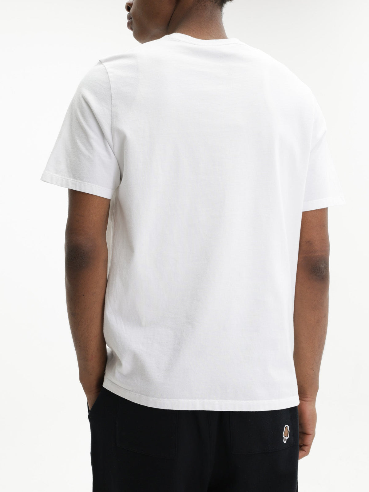 Maison Kitsune T-Shirt Chillax Fox Patch White