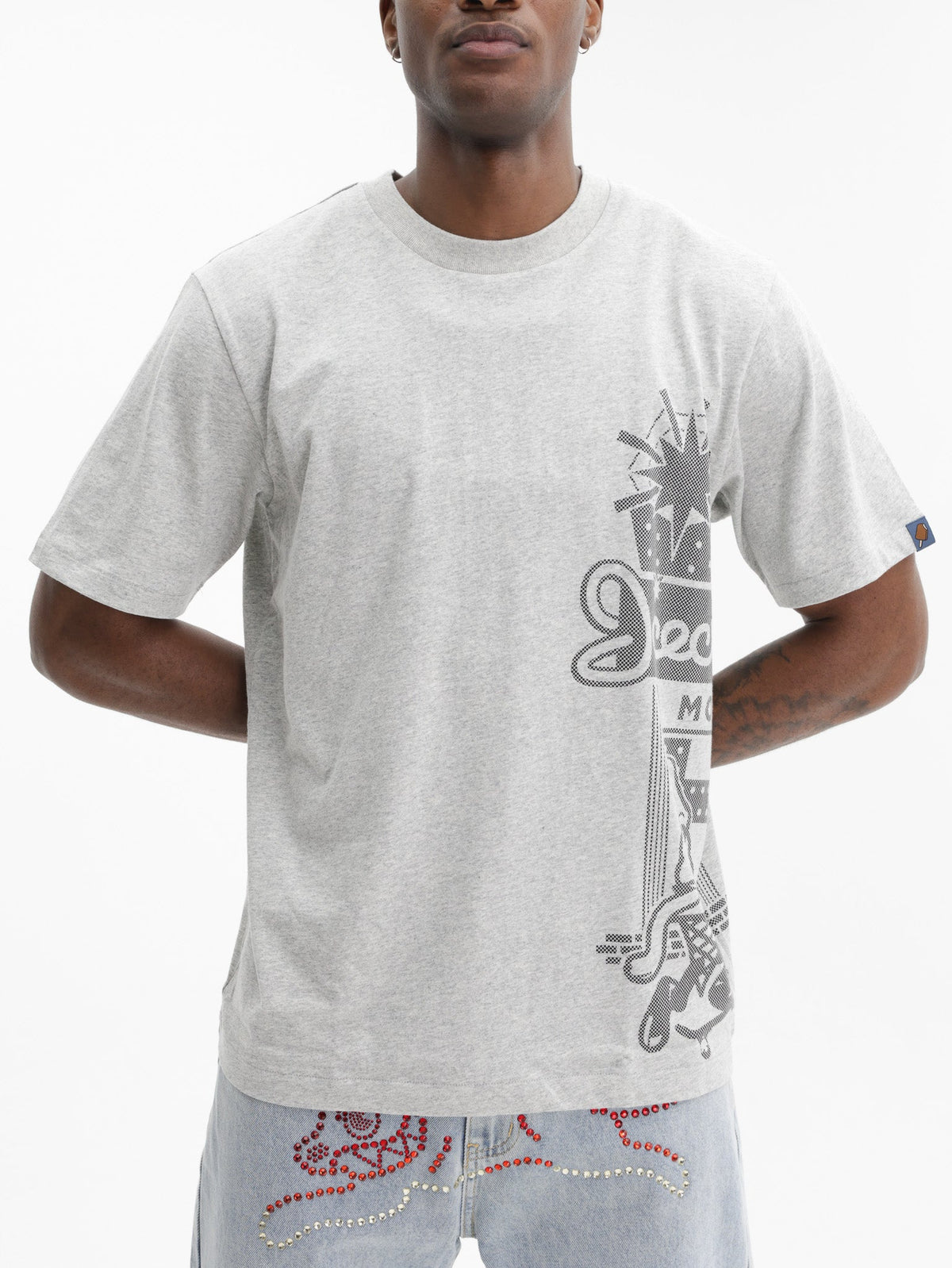Ice-cream T-Shirt Road Trip Grey