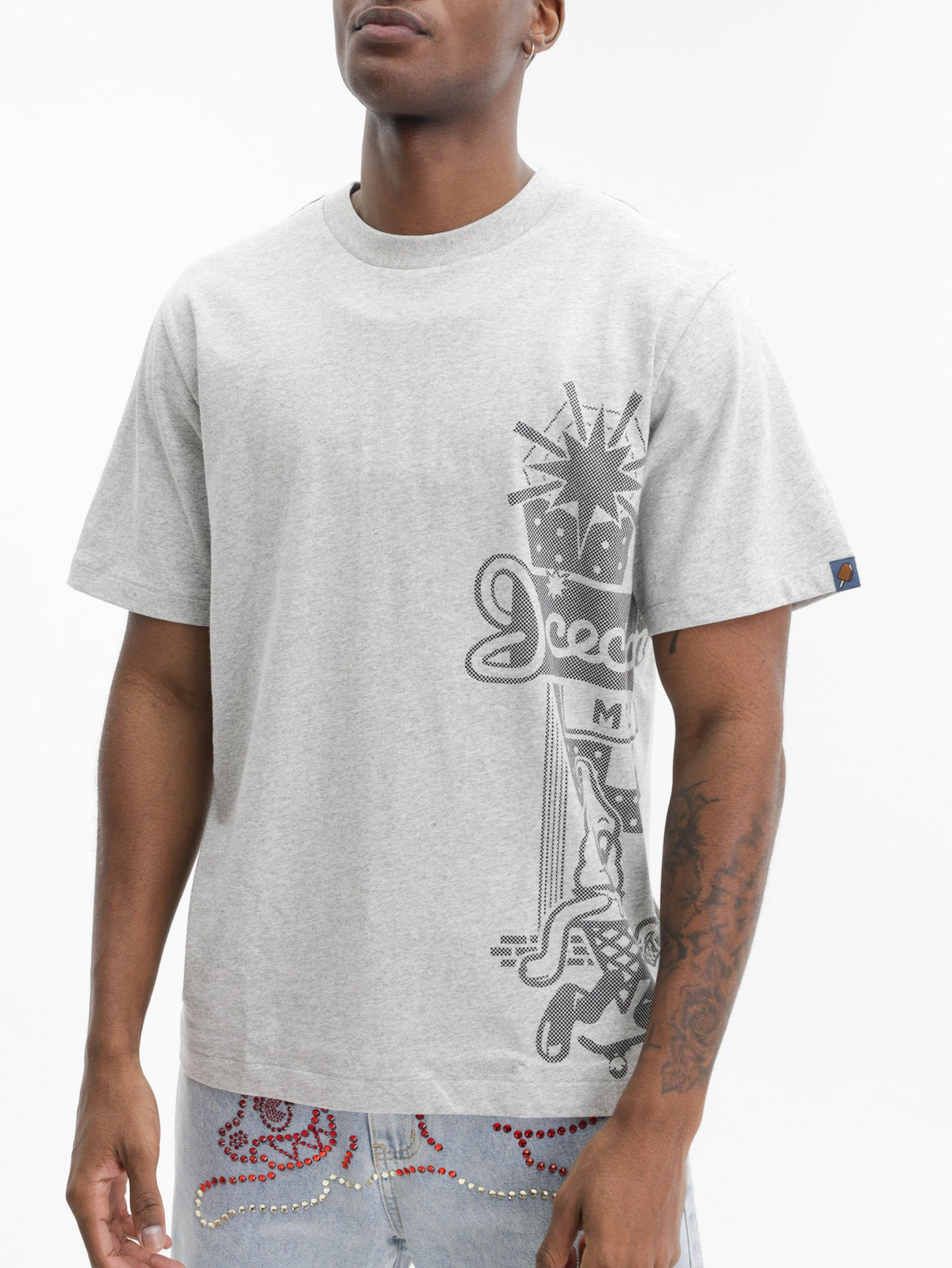 Ice-cream T-Shirt Road Trip Grey