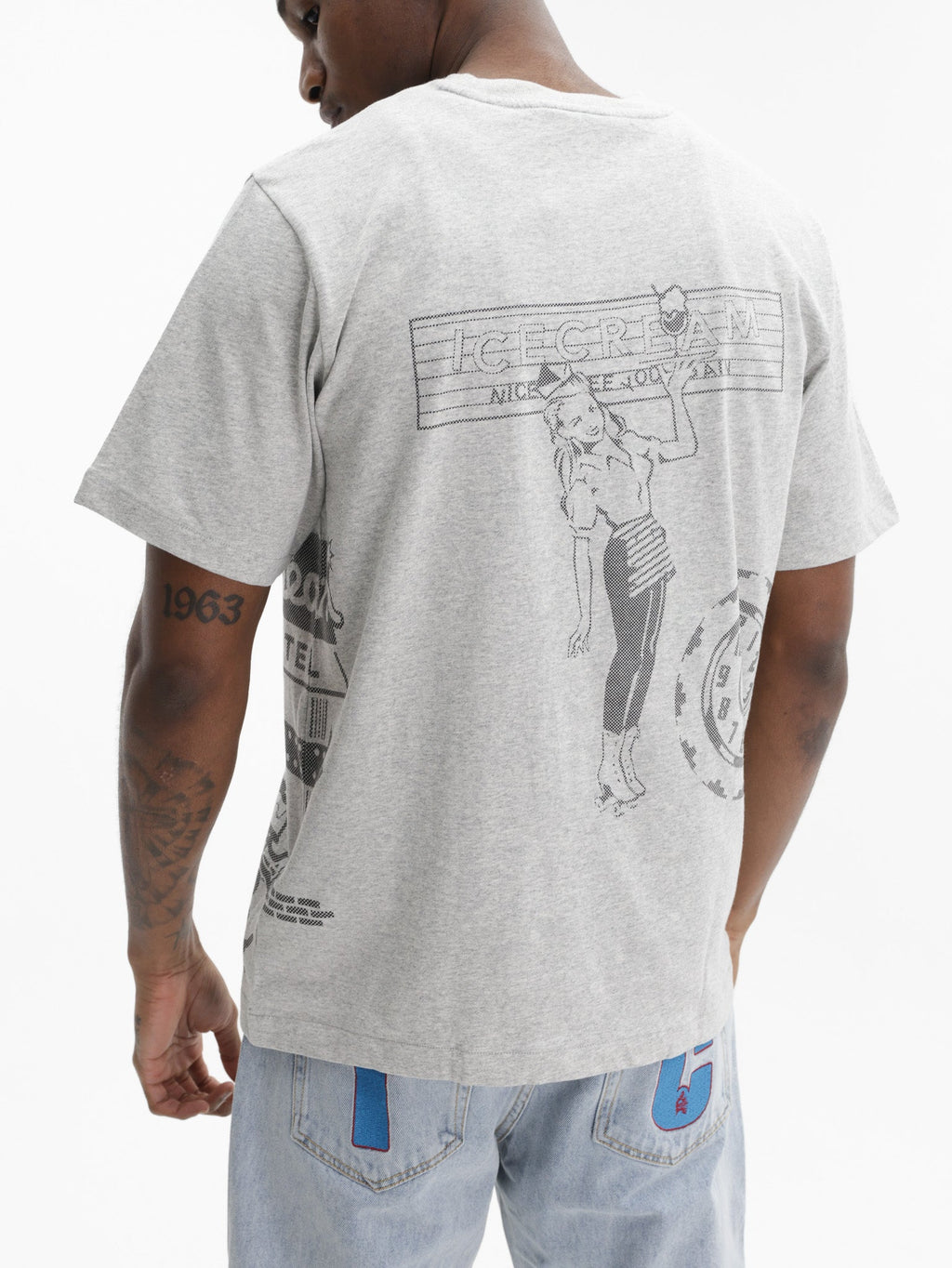 Ice-cream T-Shirt Road Trip Grey