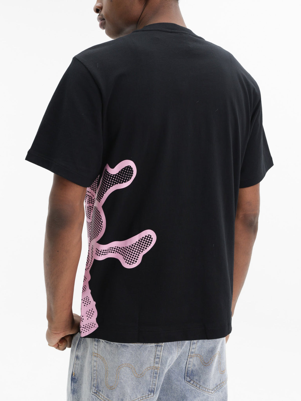 Ice-cream T-Shirt Pink Mesh Ic Logo Black