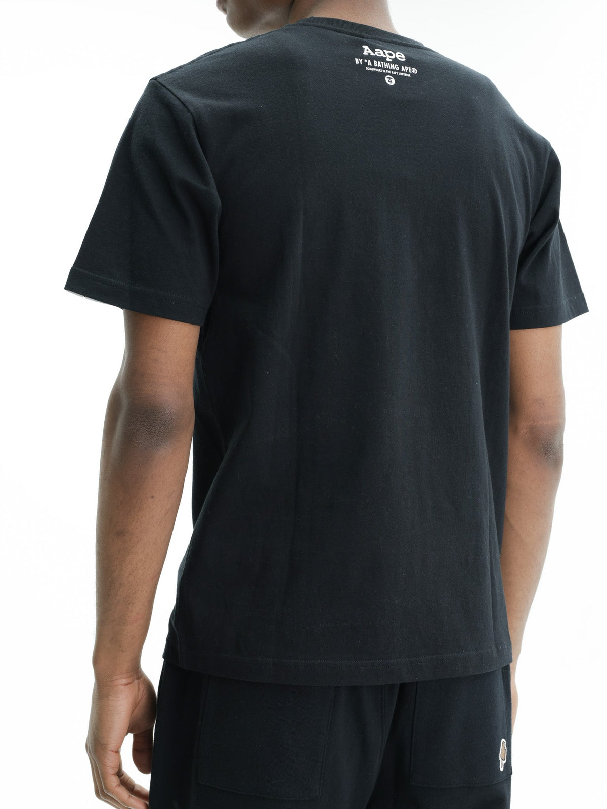 Aape T-Shirt Bold Centre Logo Black