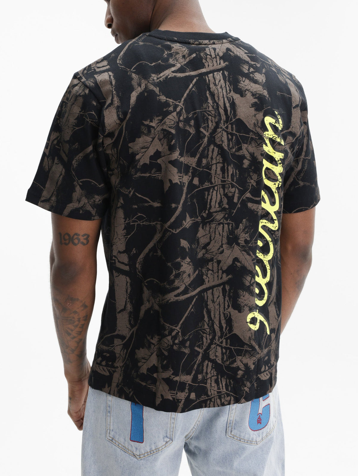 Ice-cream T-Shirt Tree Camo Black