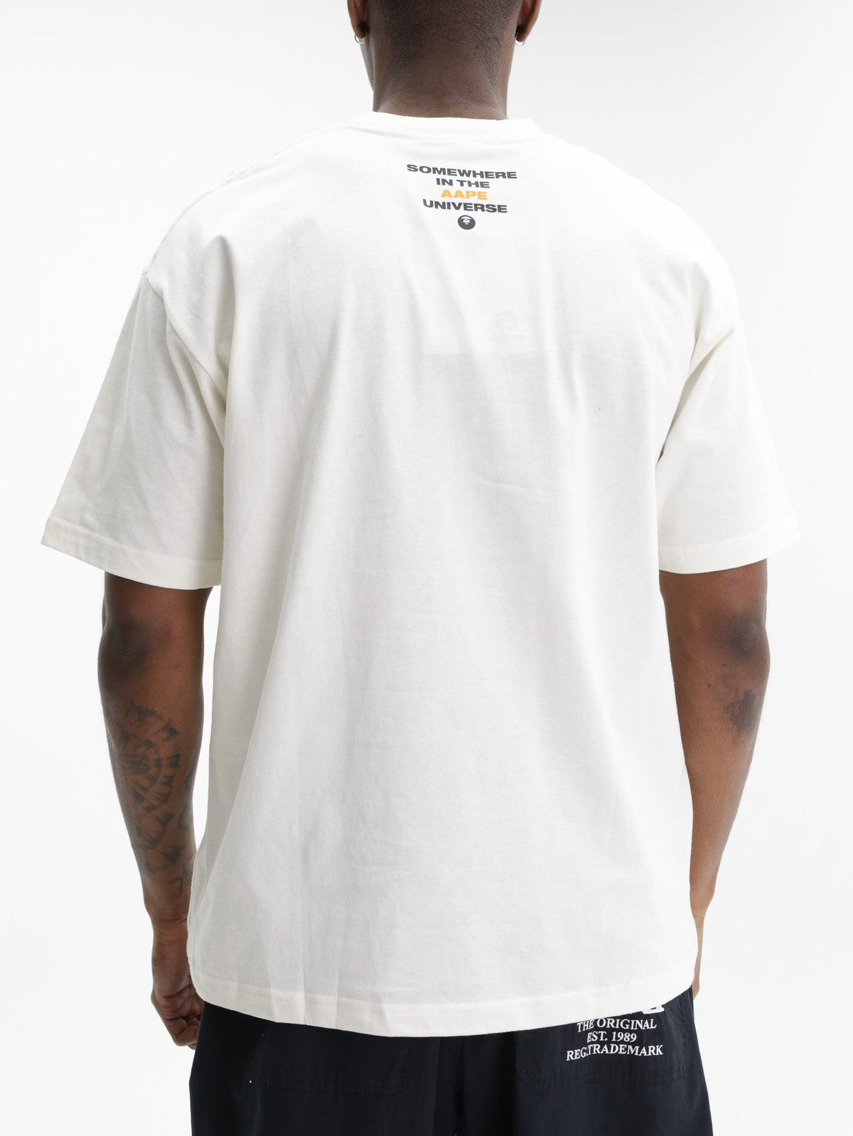 Aape T-Shirt Centre Logo Ivory