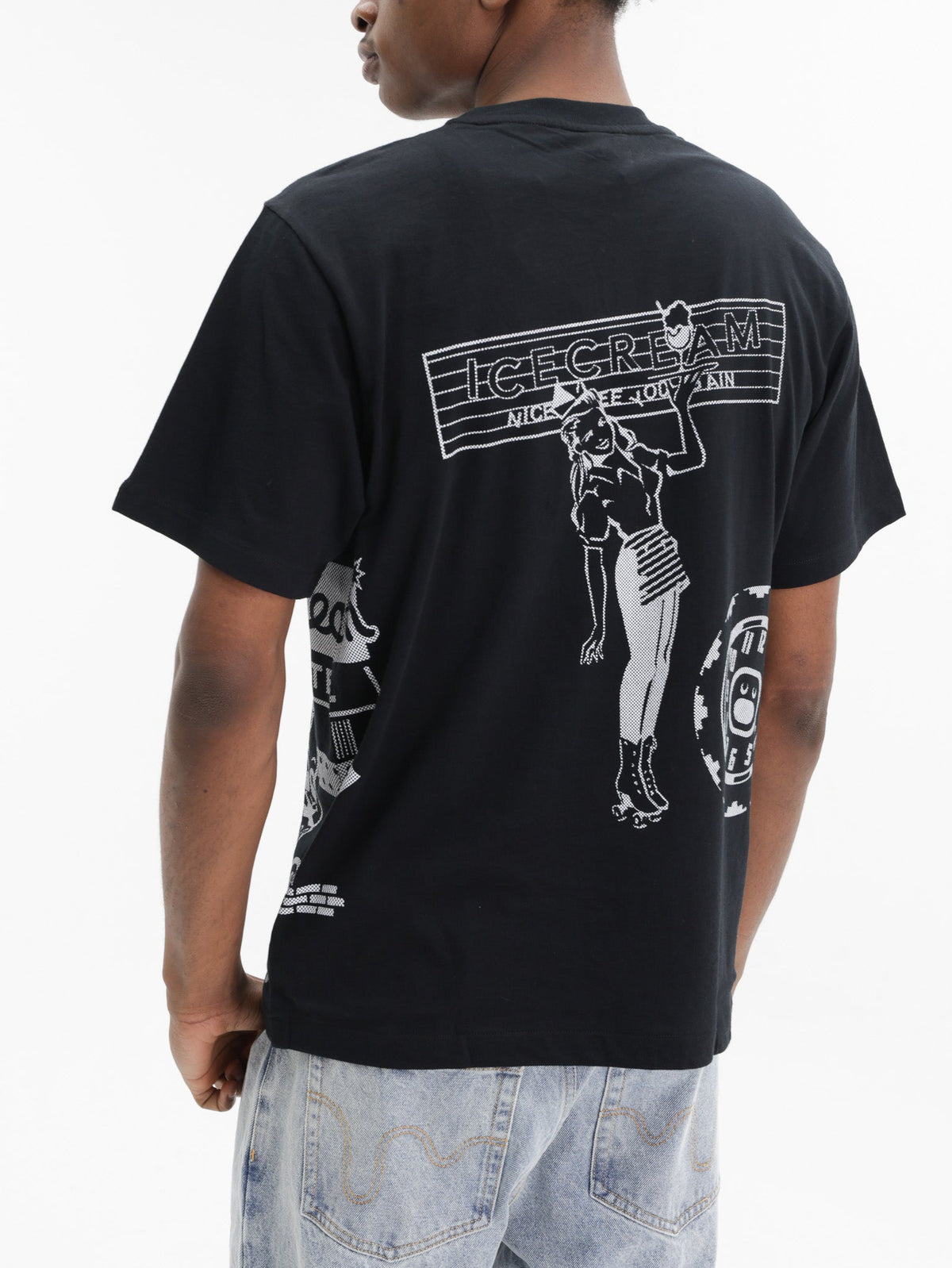 Ice-cream T-Shirt Road Trip Black
