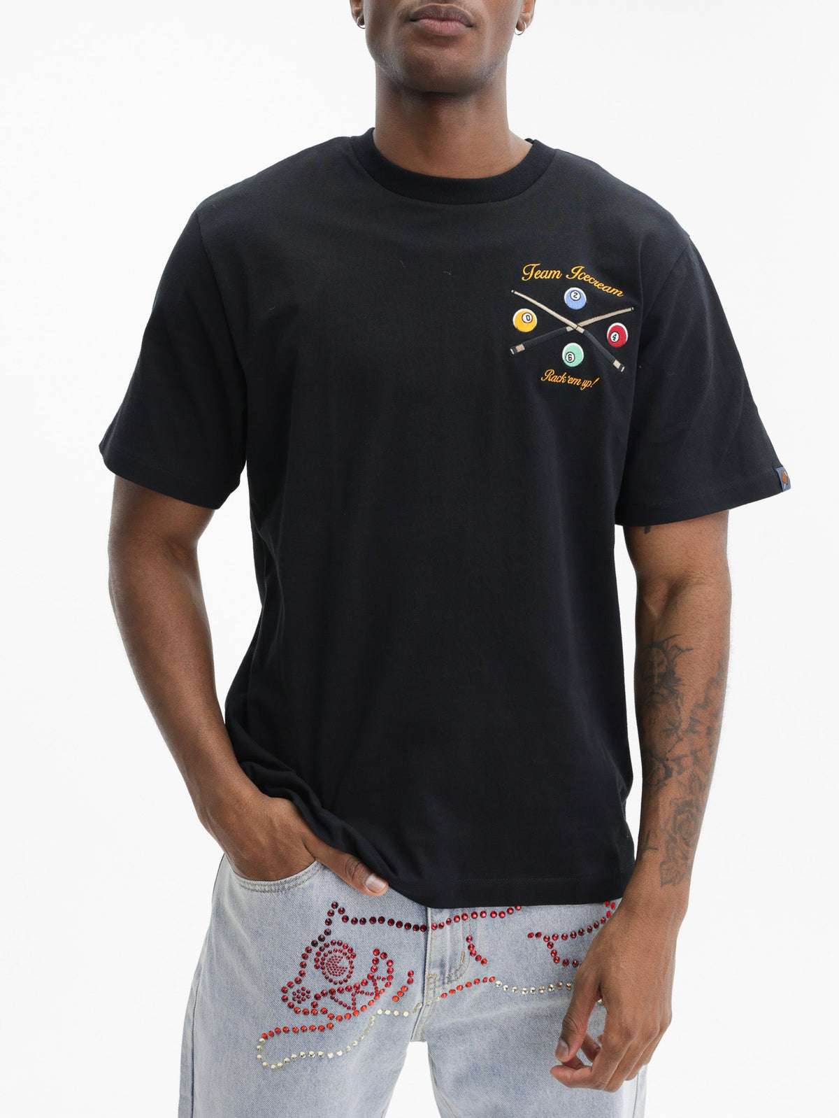 Ice-cream T-Shirt Trick Shot Black