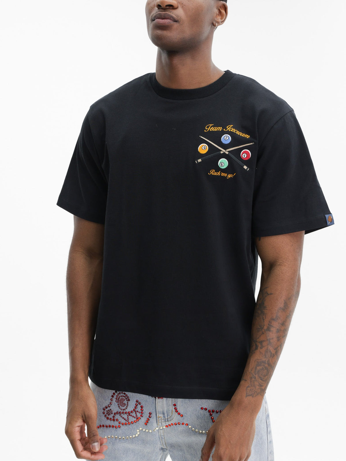 Ice-cream T-Shirt Trick Shot Black