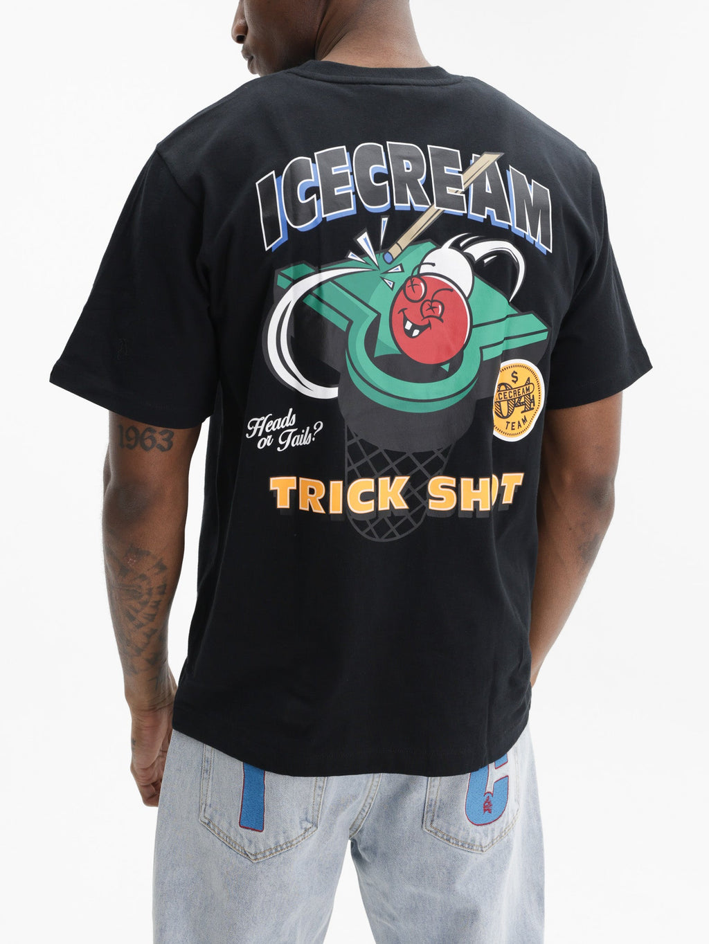 Ice-cream T-Shirt Trick Shot Black