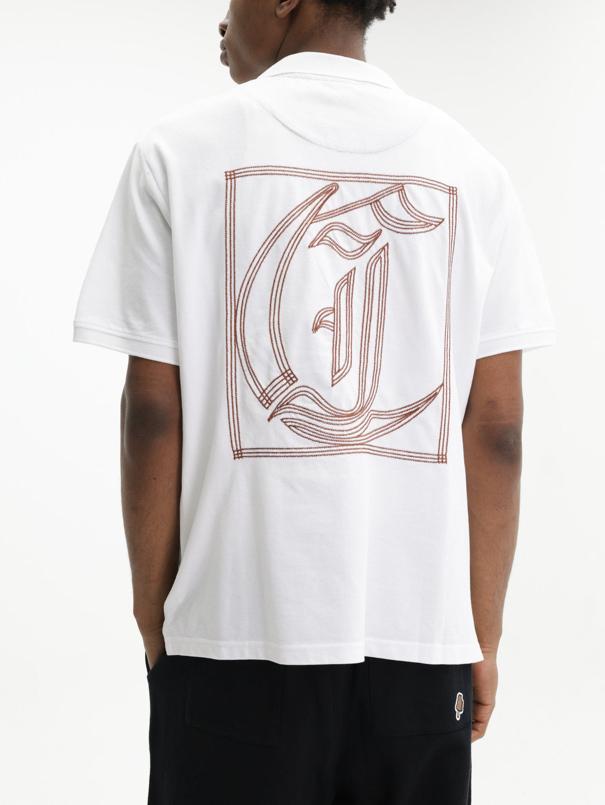 Just Cavalli Golfer Slim Logo White