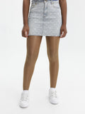 Chiara Ferragni Skirt Logo Denim