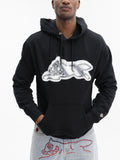 Ice-cream Hoodie Iced Out Dog Popover Black