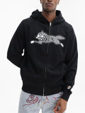 Ice-cream Hoodie Glitter Running Dog Black