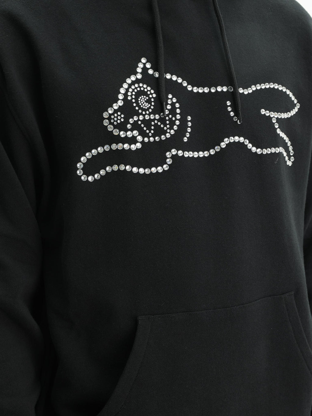 Ice-cream Hoodie Crystal Dog Black