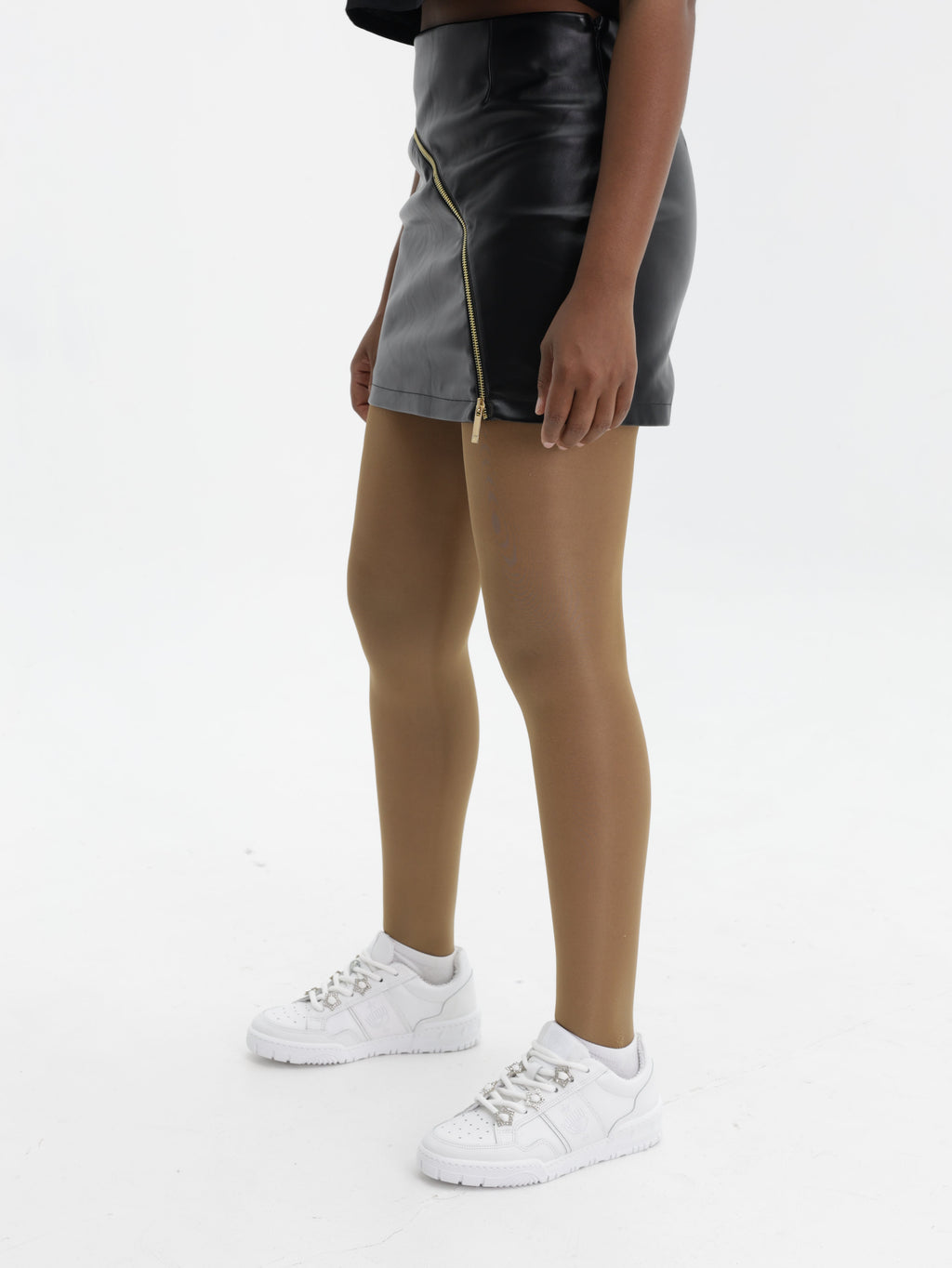 Chiara Ferragni Skirt Zip Black