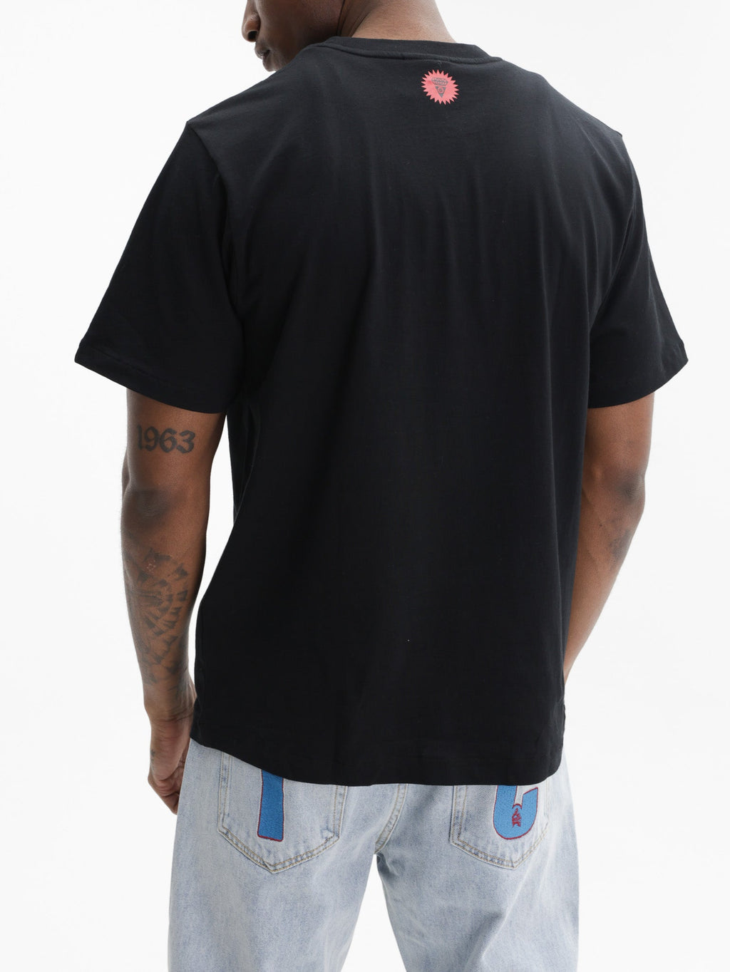 Ice-cream T-Shirt Running Dog Logo Black