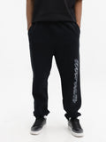 Ice-Cream Track Pants Chrome Script Black