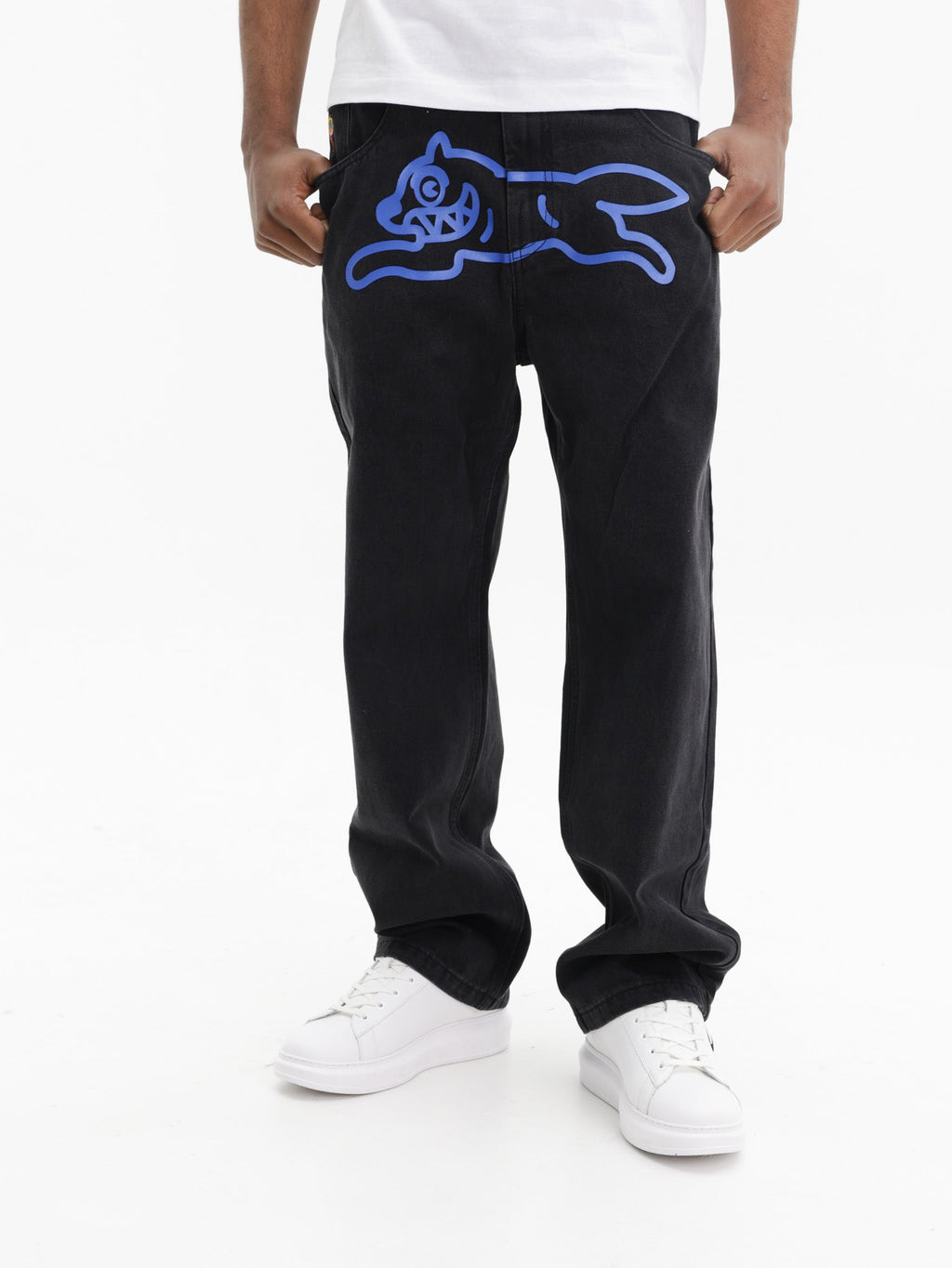 Ice-cream Jeans  Dog Denim Pant Black