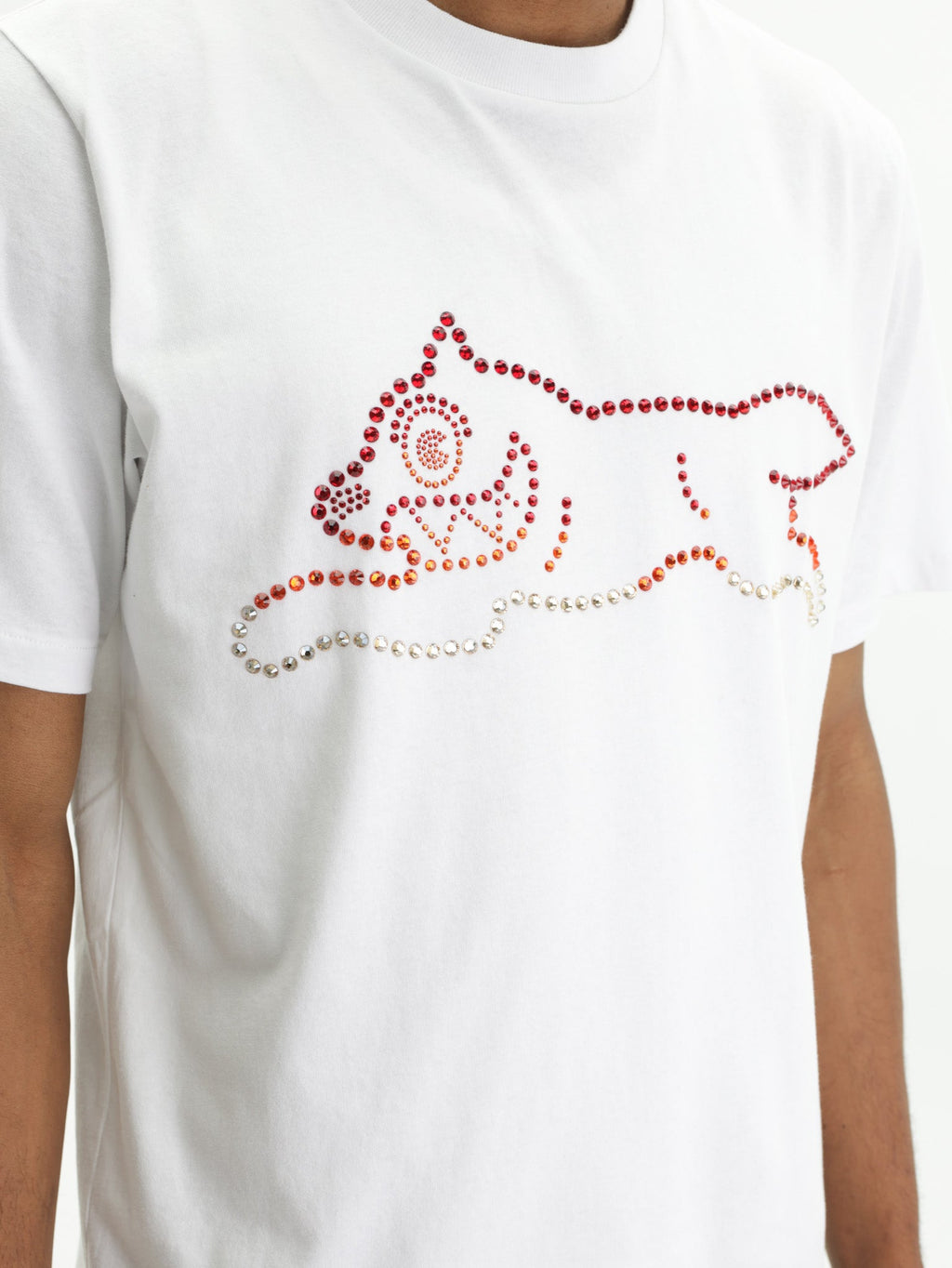 Ice-cream T-Shirt Crystal Dog White