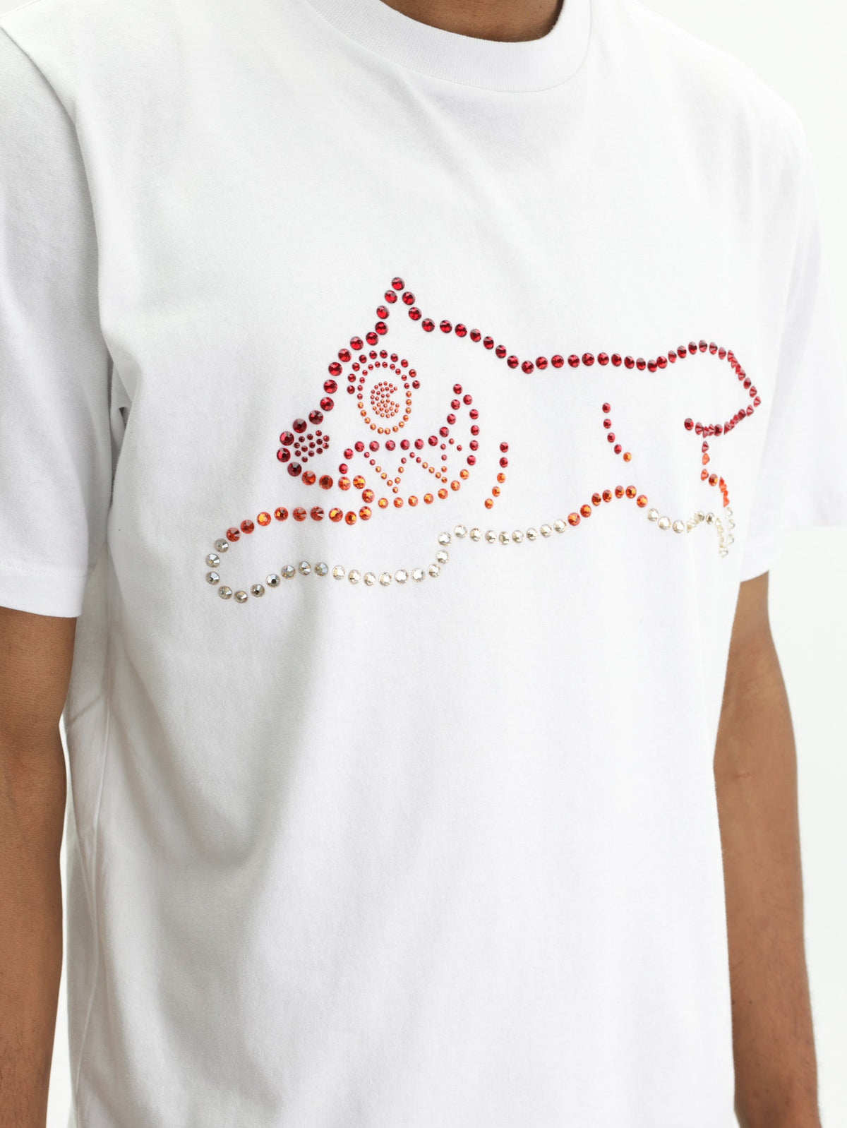Ice-cream T-Shirt Crystal Dog White