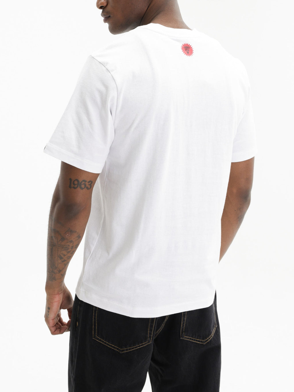 Ice-cream T-Shirt Tiger Stripe Dog White