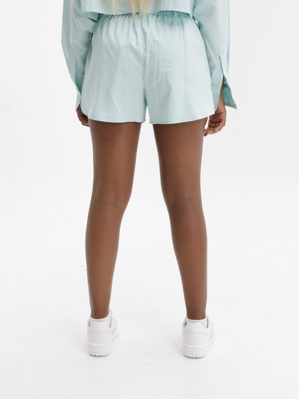 Chiara Ferragni Shorts Track Aqua