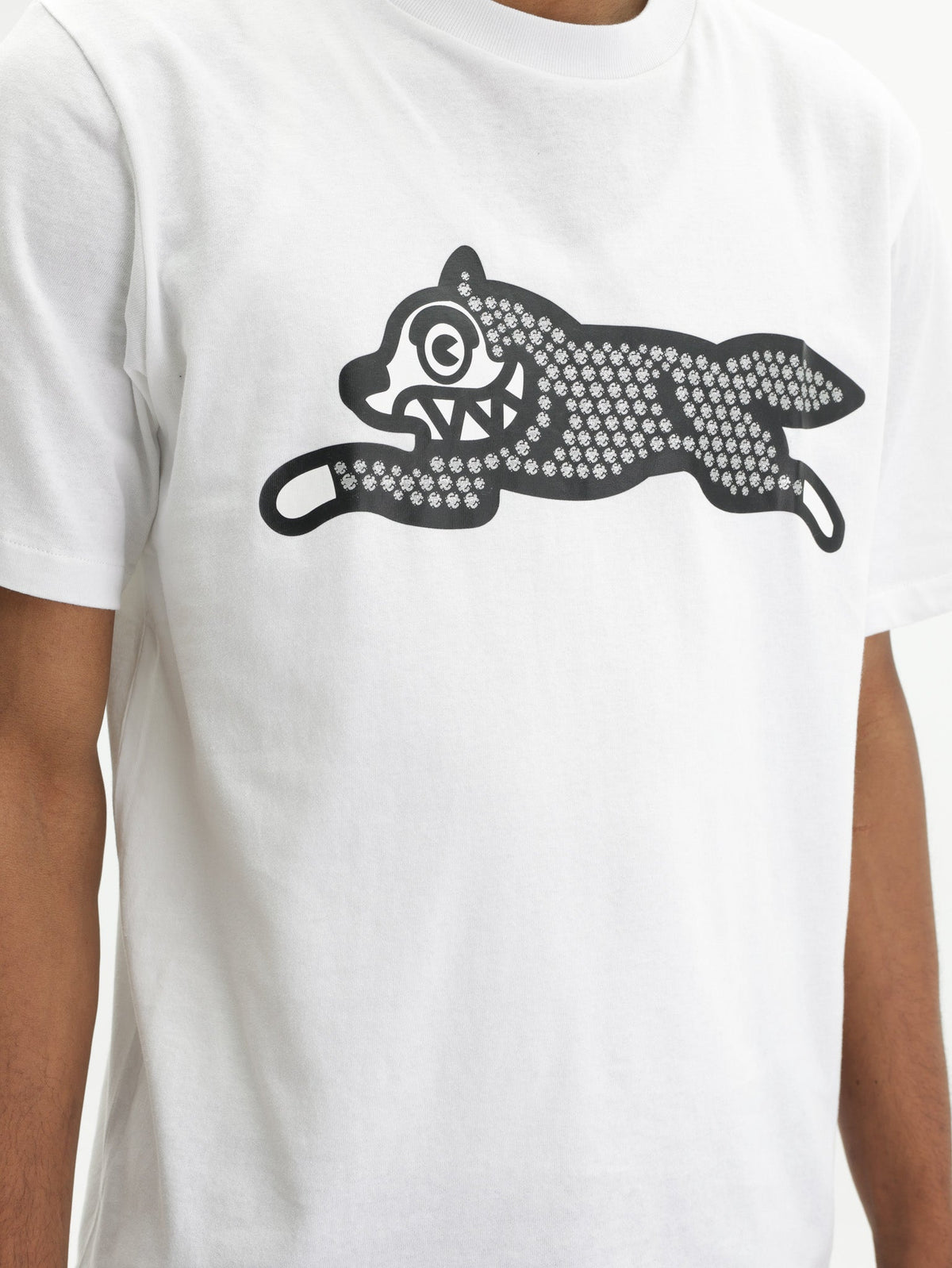 Ice-cream T-Shirt Running Dog Logo White
