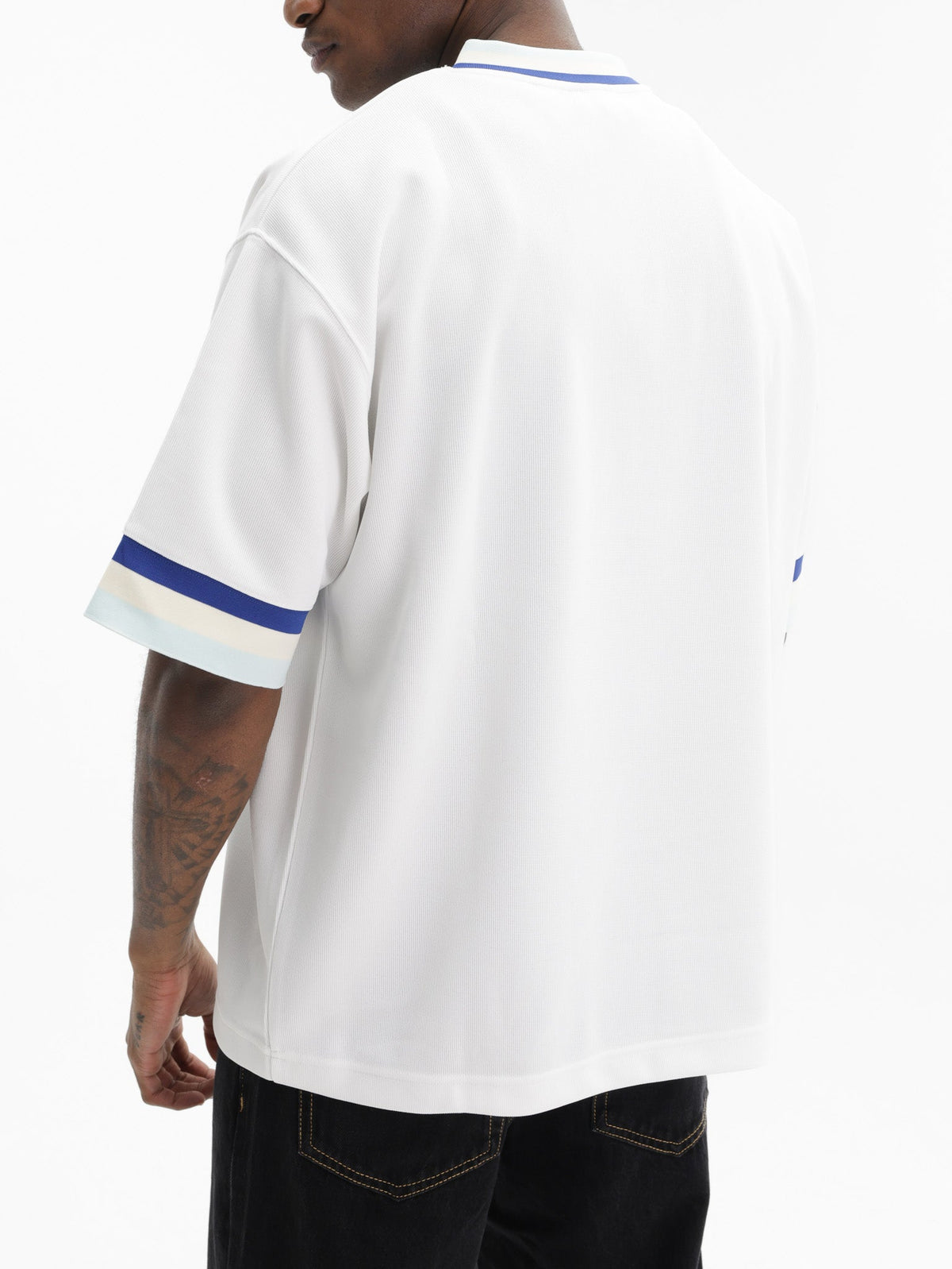 Ice-cream T-Shirt V-neck Sports Jersey White