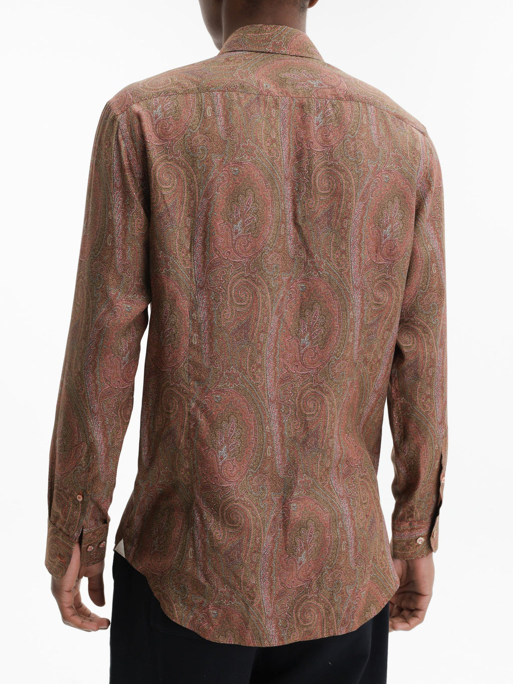 Etro Shirt 3-Fabrics Formal Brown
