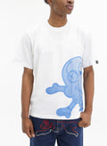 Ice-cream T-Shirt Blue Mesh Ic Logo White