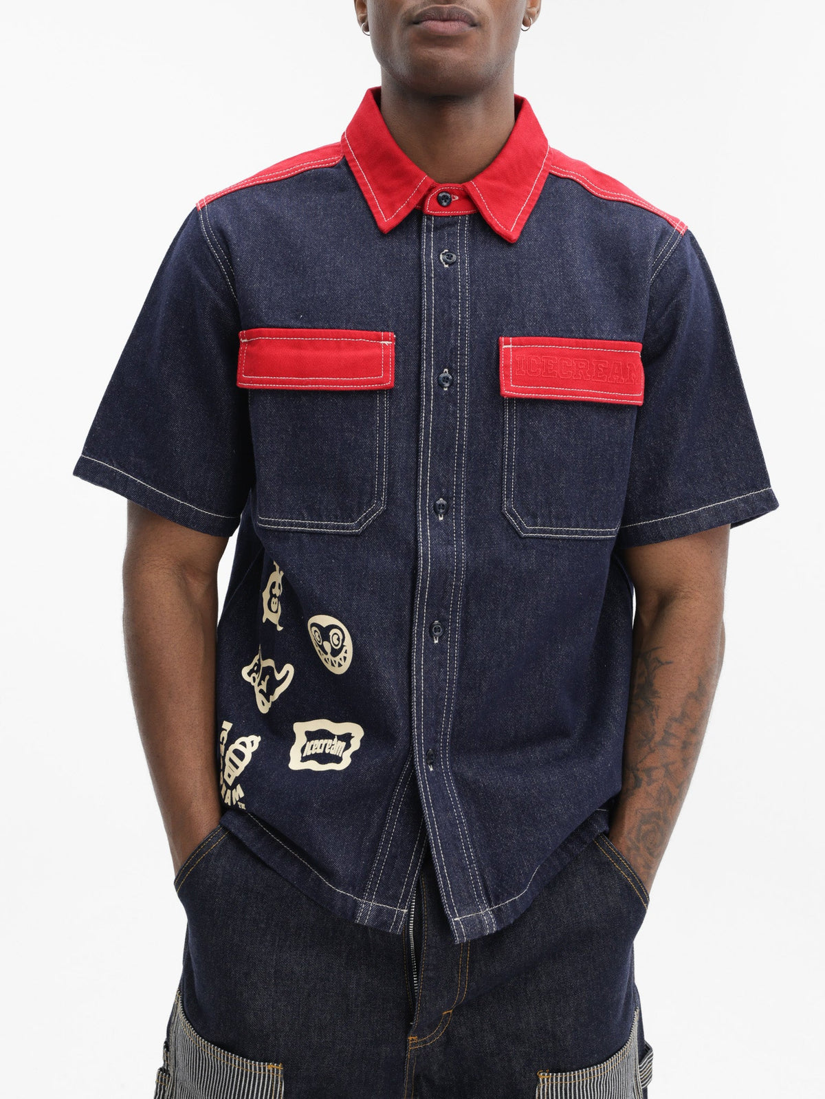 Ice-cream Shirt Factory Denim Indigo