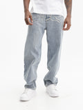 Ice-cream Jeans Dog Embroided Logo Light Wash