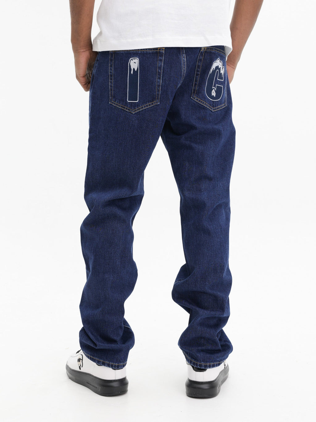 Ice-cream Jeans Crystal Dog Denim Indigo