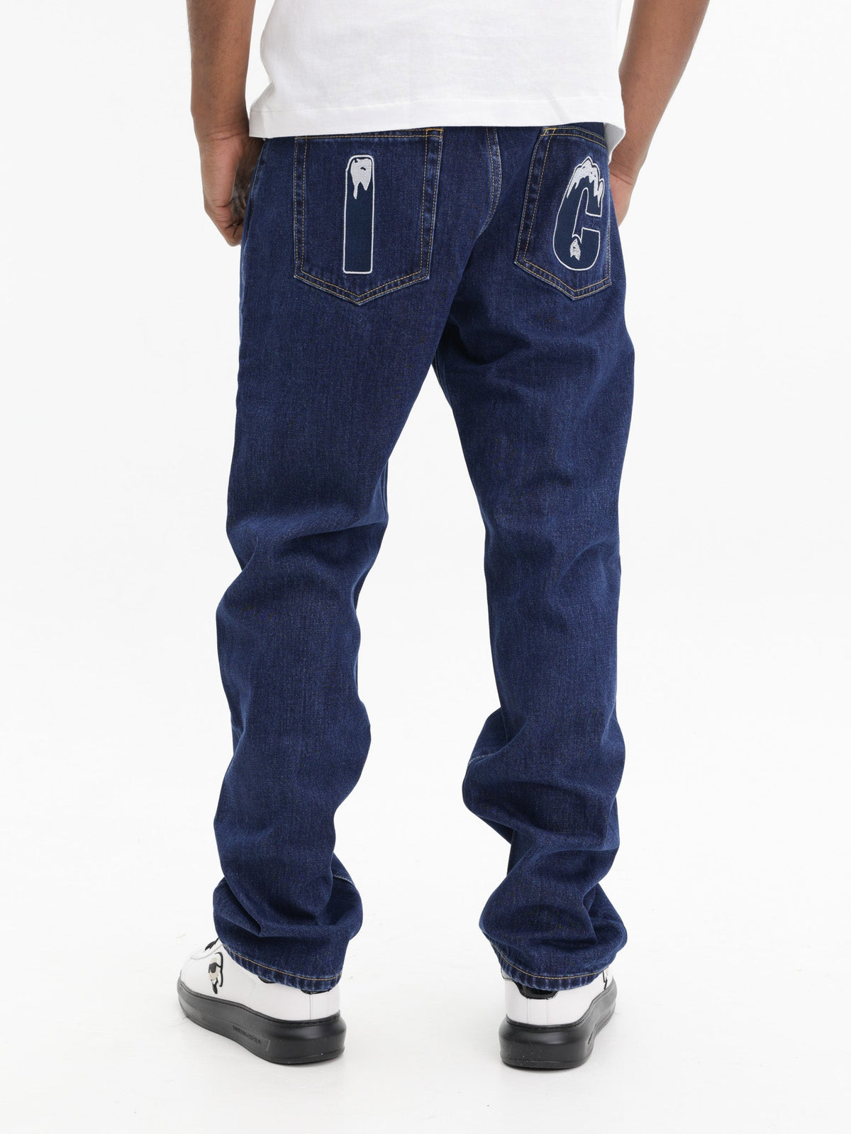 Ice-cream Jeans Crystal Dog Denim Indigo