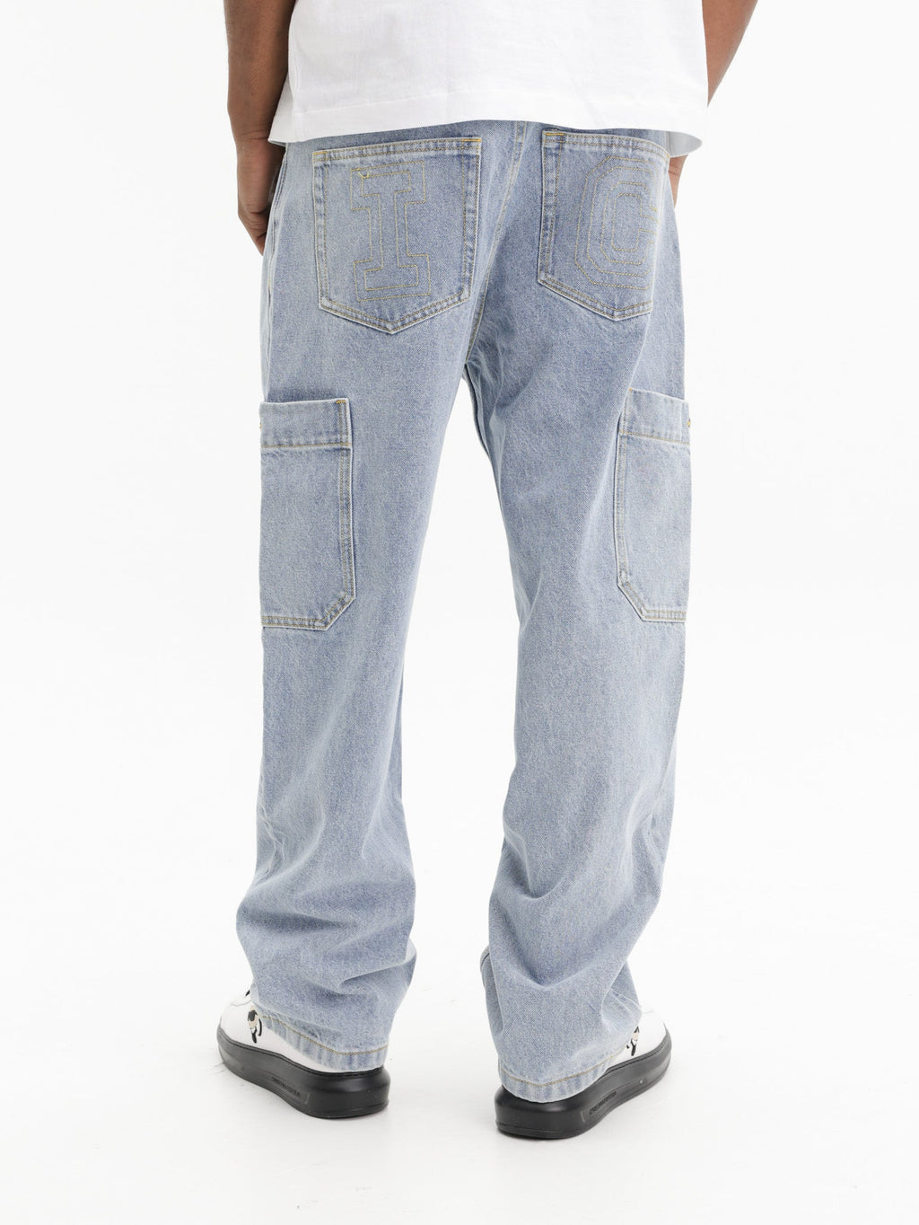 Ice-cream Jeans Western Denim Light Wash