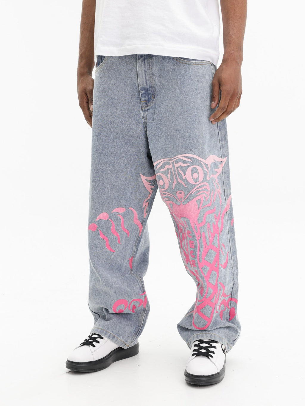 Ice-cream Jeans Tiger Scoop Denim Light Wash