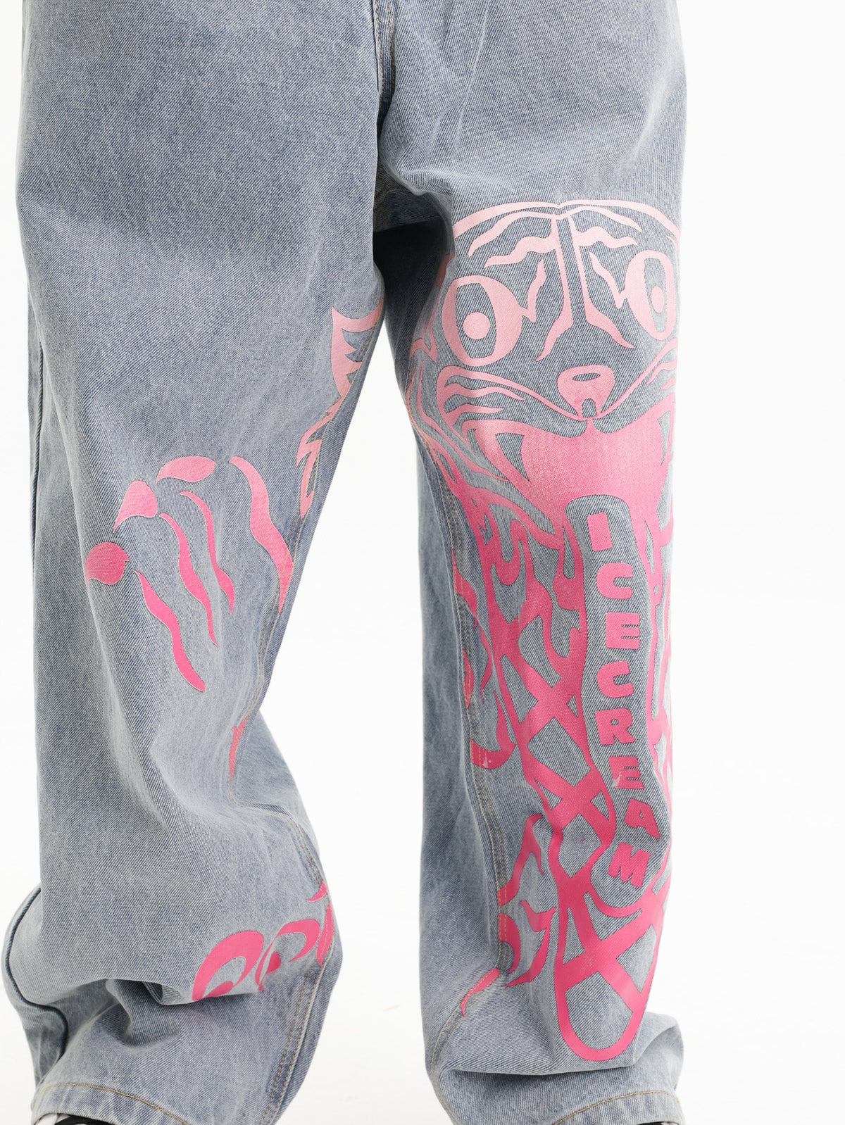 Ice-cream Jeans Tiger Scoop Denim Light Wash