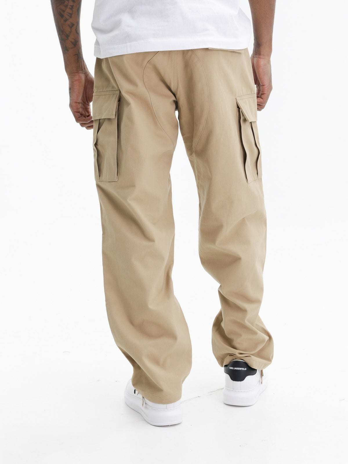 Ice-cream Pants Spray Paint Dog Tan