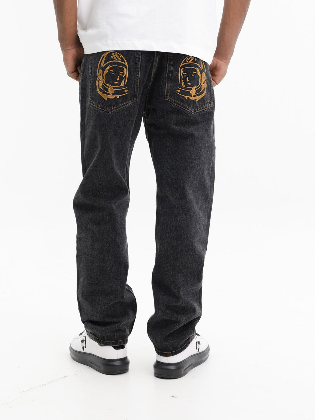 Billionaire Boys Club Pants Faded Arch Logo Black