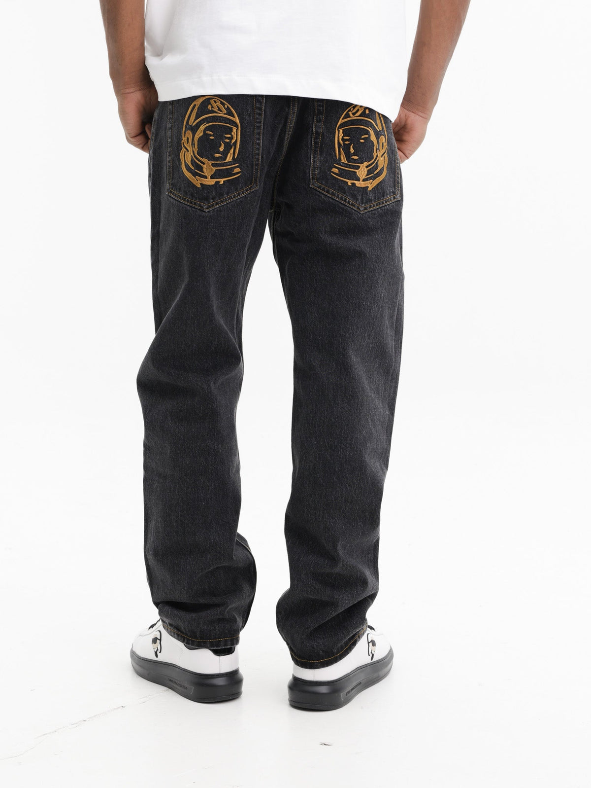 Billionaire Boys Club Pants Faded Arch Logo Black