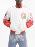 Billionaire Boys Club Jacket Stadium Bomber White/Red