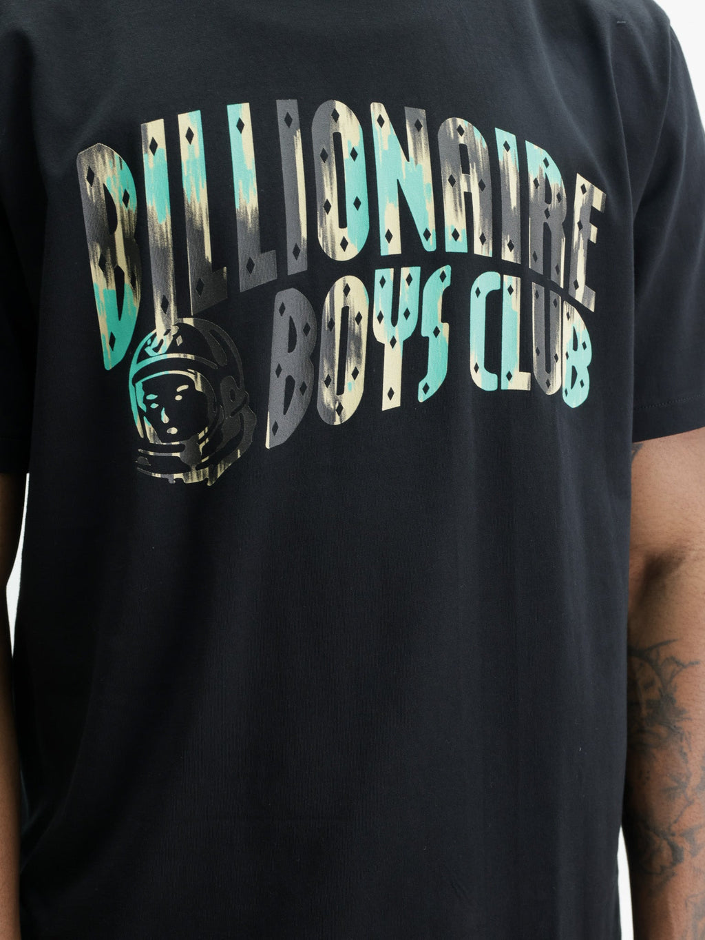 Billionaire Boys Club T-Shirt Leopard Camo Arch Black
