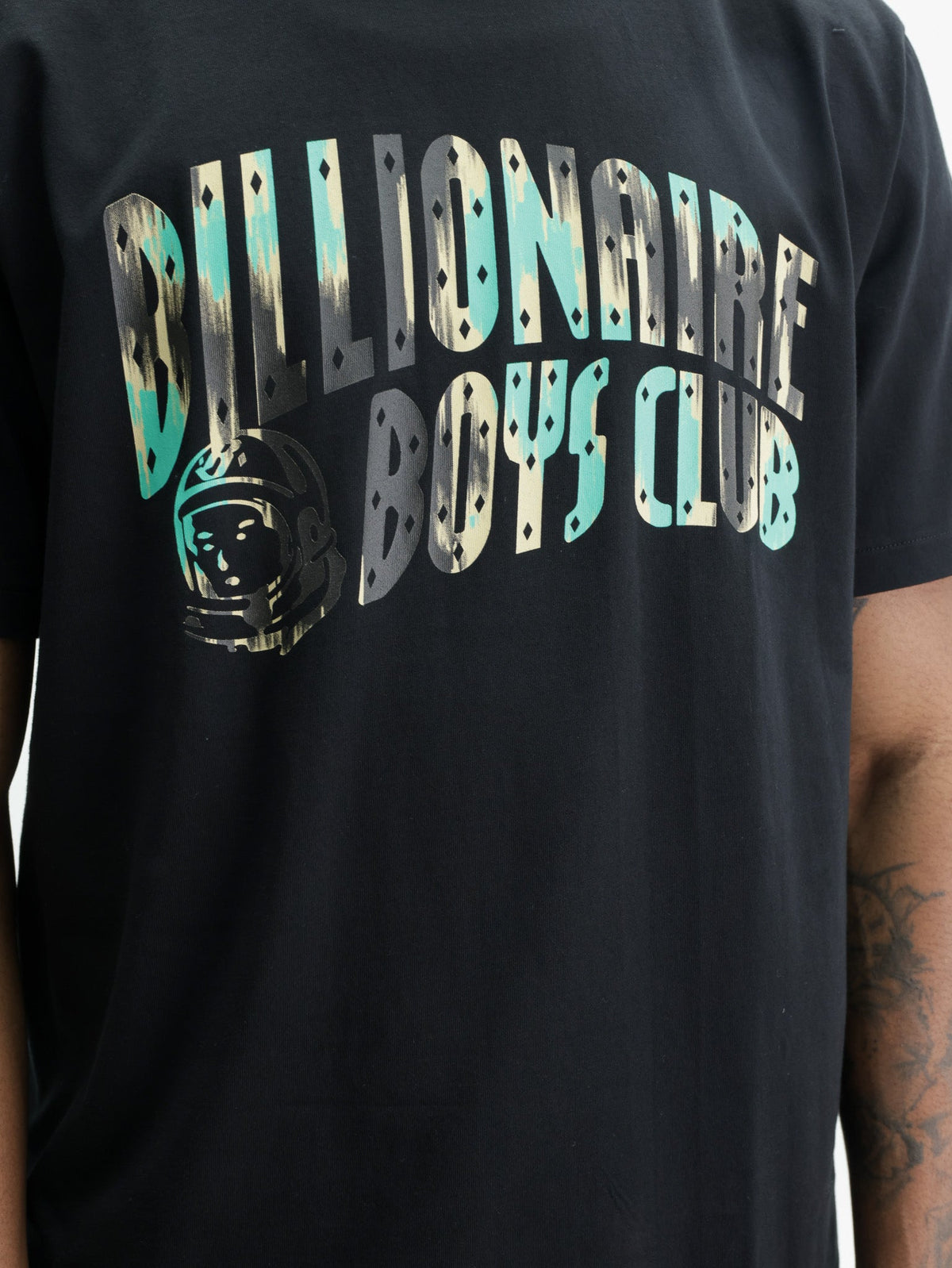 Billionaire Boys Club T-Shirt Leopard Camo Arch Black