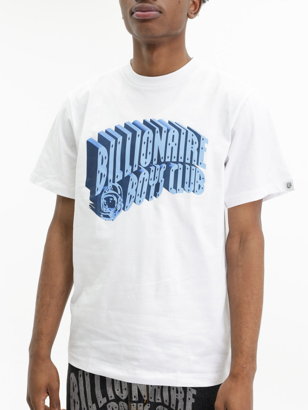 Billionaire Boys Club T-Shirt 3d Blue Arch Logo White