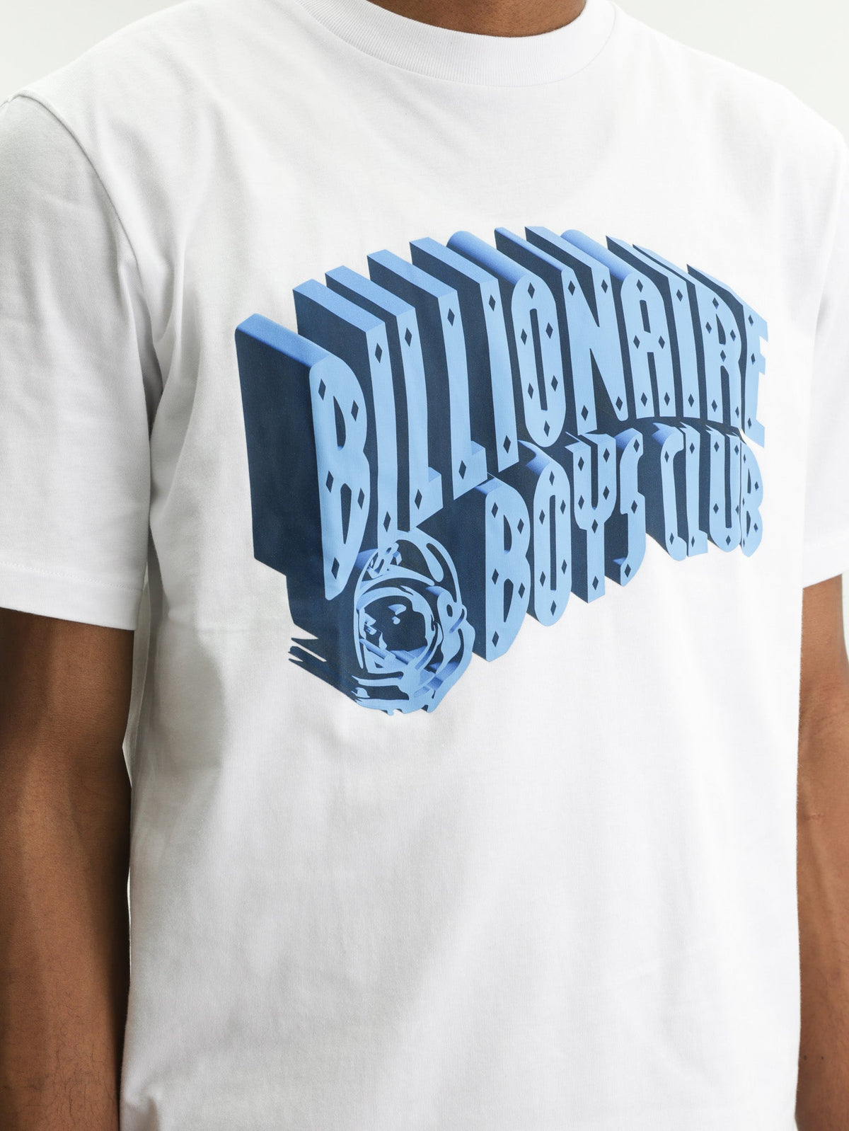 Billionaire Boys Club T-Shirt 3d Blue Arch Logo White