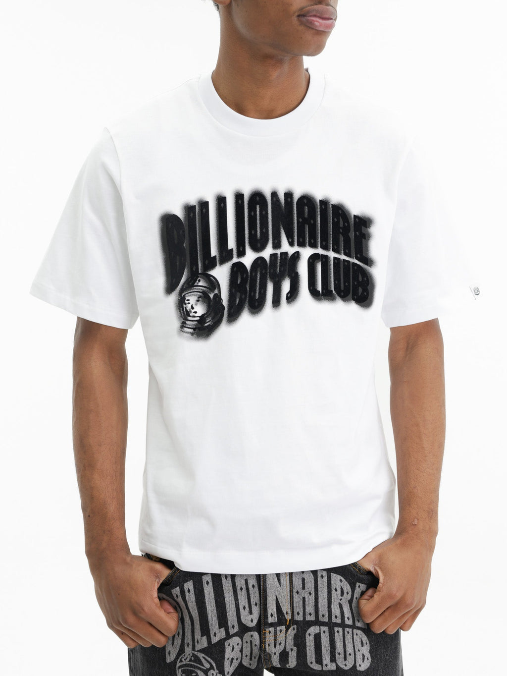 Billionaire Boys Club T-Shirt Black Bbc Print White