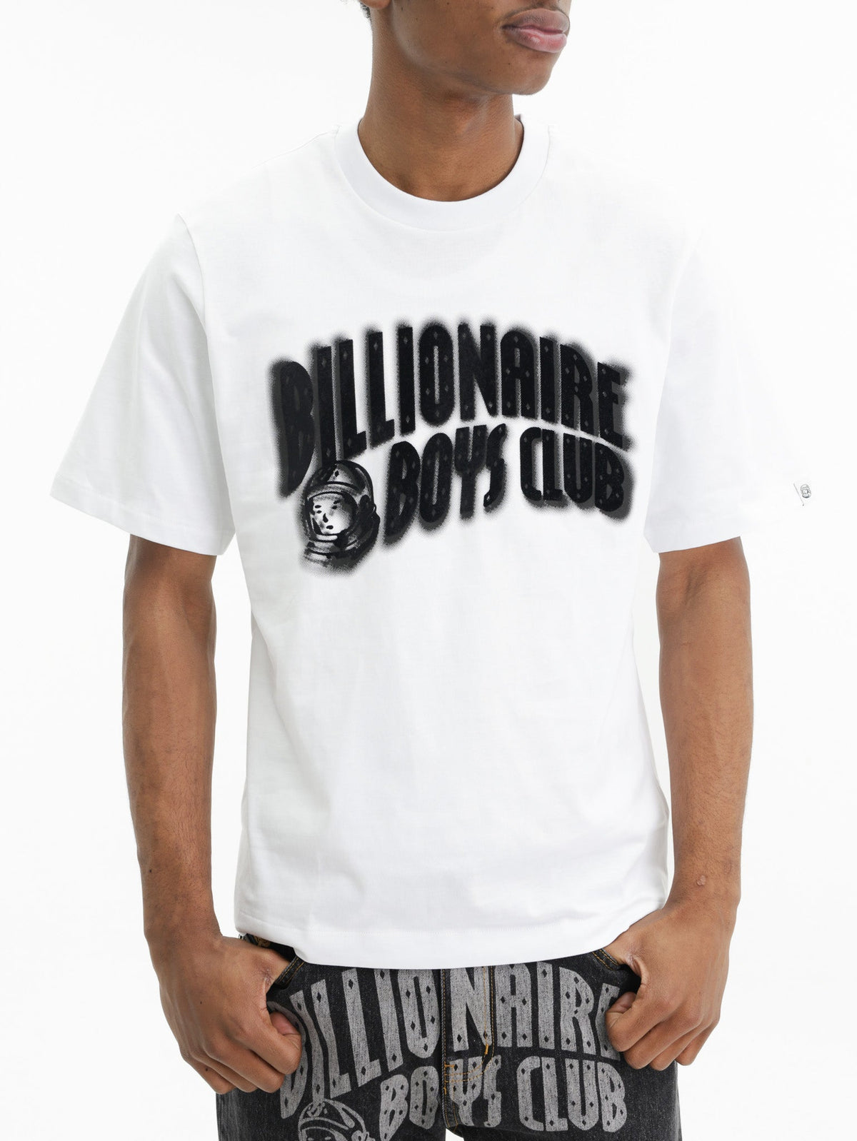 Billionaire Boys Club T-Shirt Black Bbc Print White