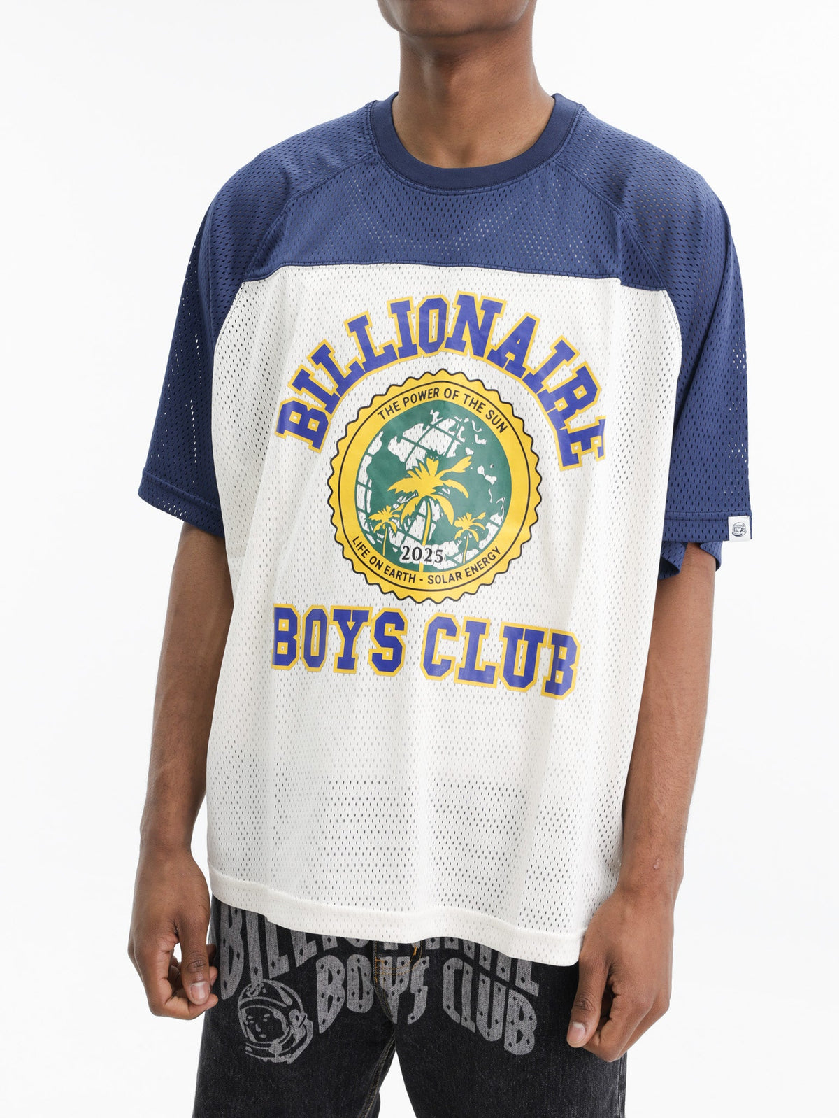 Billionaire Boys Club T-Shirt College Mesh Navy/Grey