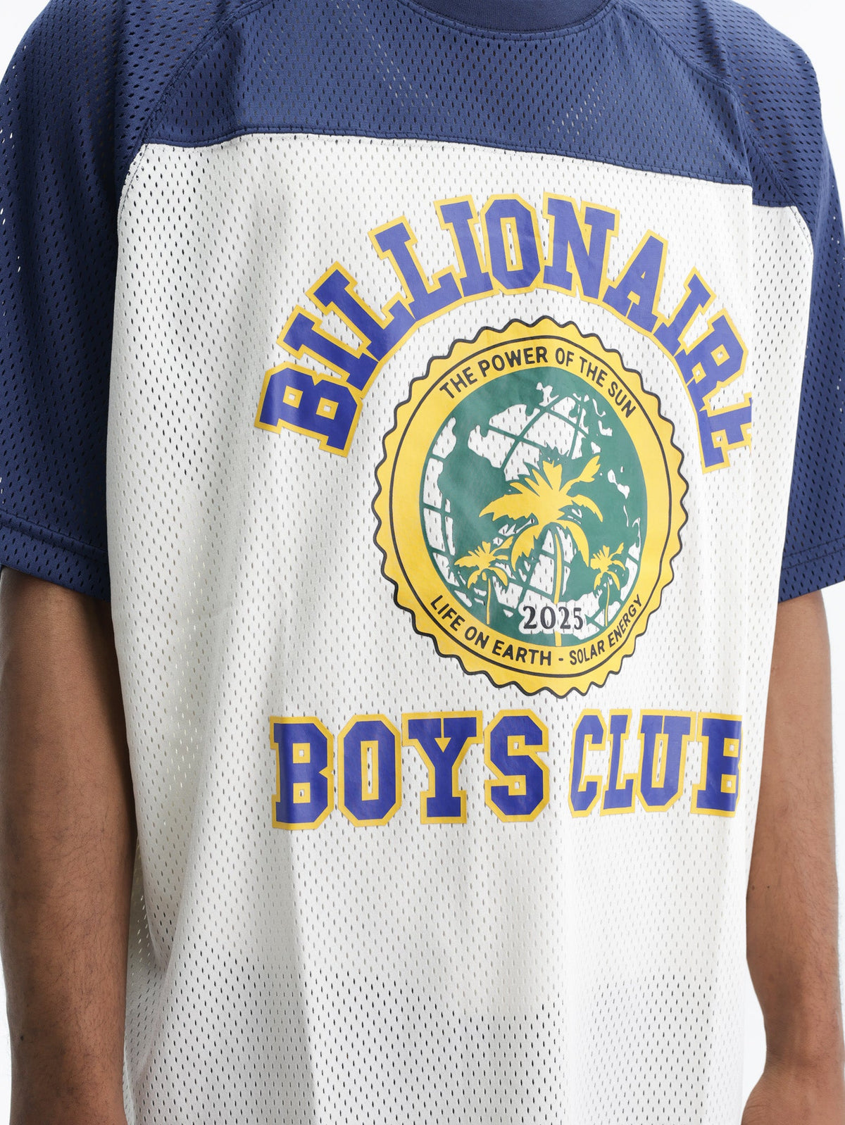 Billionaire Boys Club T-Shirt College Mesh Navy/Grey